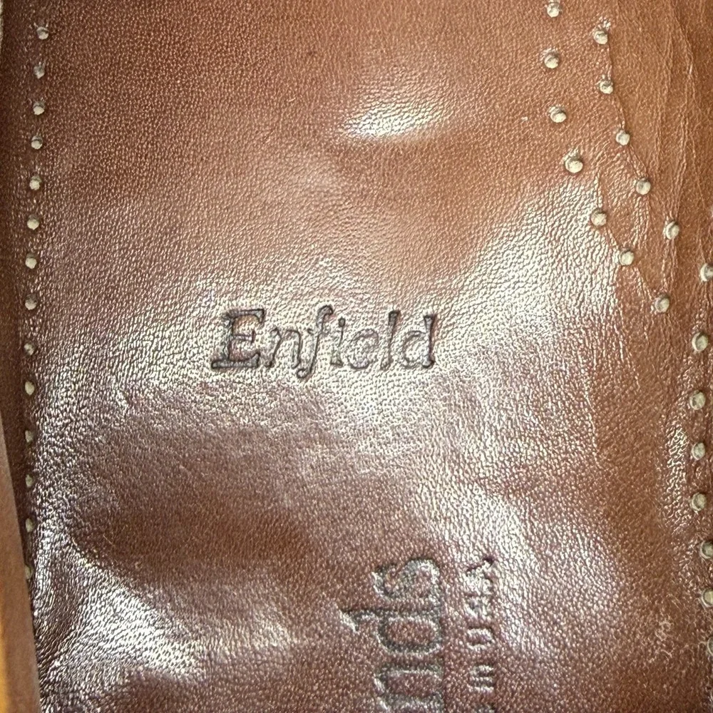 Allen Edmonds Enfield Tassel Loafers Mens 10.5 D Walnut Leather Moc Ivy Business